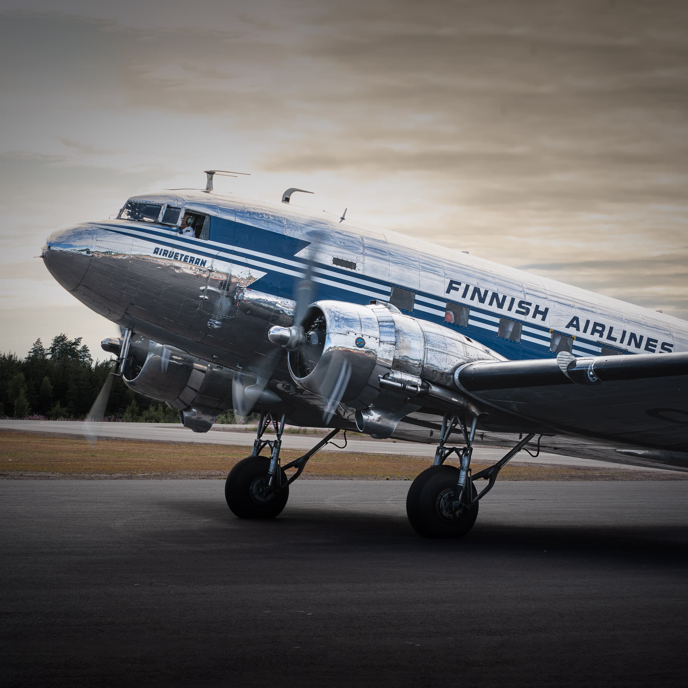 DC3 Airveteran at Helsinki East Aerodrome